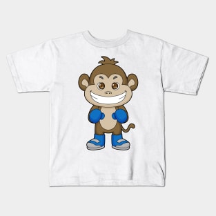 Monkey Boxing Boxer Boxing gloves Kids T-Shirt